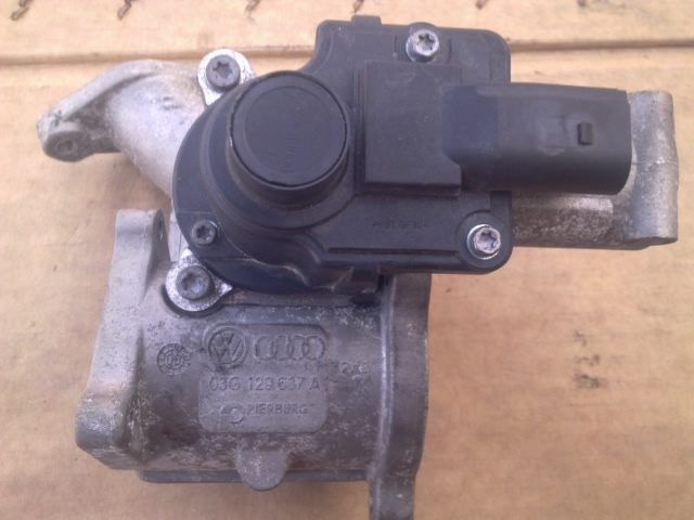 VW AUDI 1.9 - 2.0 TDI Дроссельная заслонка EGR 03G129637A, фото 1