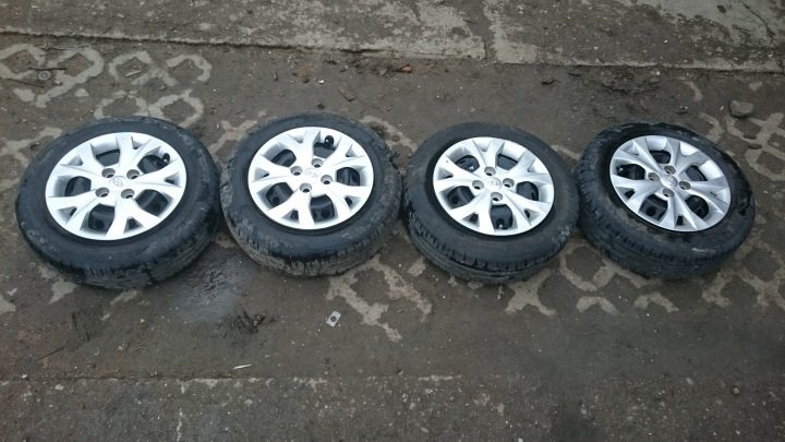 КОЛЕСА ДИСКИ КОЛПАКИ 175/65/14 HYUNDAI i10 I20 RIO, фото 1