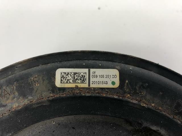 ШКИВ 3.0 TDI AUDI VW SKODA 059105251DD ОРИГИНАЛ НИЗКИЙ ПРОБЕГ, фото 2