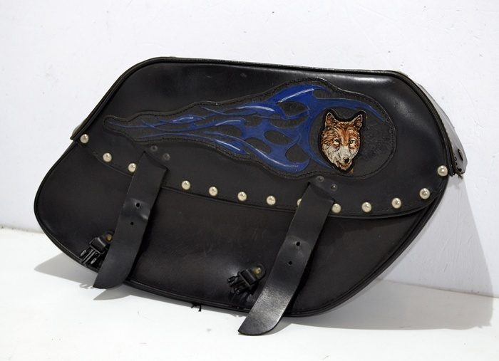 HARLEY DAVIDSON СУМКА КОФР КОЖА ОРИГИНАЛ, фото 3
