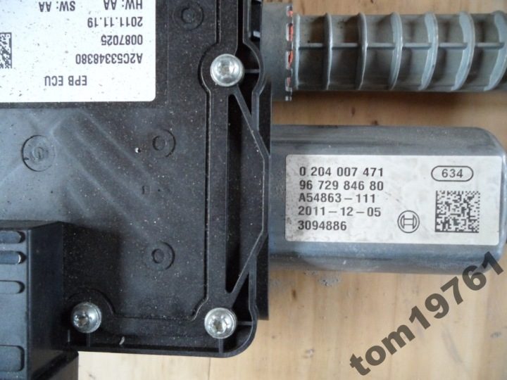 CITROEN C4 DS4- РУЧНОЙ ТОРМОЗ 9672984680, фото 2