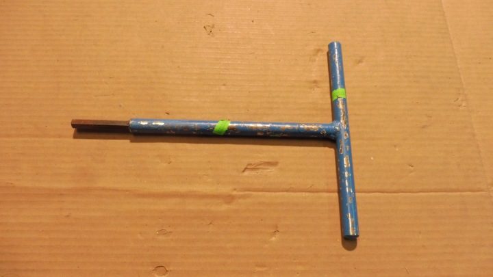 КЛЮЧ ШЕСТИГРАННЫЙ AMPOL AMPUL 10 мм 10 мм РУЧКА ' T ', фото 1
