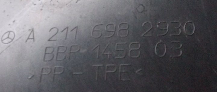 ПОДКРЫЛОК ЛЕВЫЙ ПЕРЕДНИЙ MB W211 4-MATIC 4x4 A2116982930, фото 2