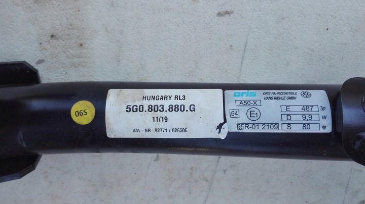 VW Golf VII Фаркоп 5G0803880G, фото 2