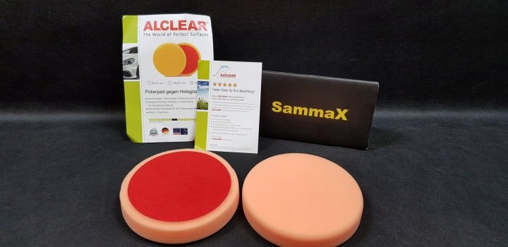 ALCLEAR 160x30 ММ ОРАНЖЕВЫЙ ПОРОЛОН ПОЛИРОВАЛЬНЫЙ ЛИПУЧКА, фото 5