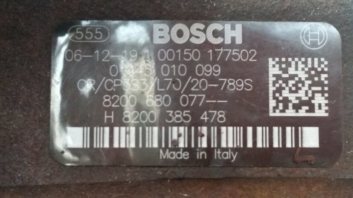 Насос Renault Trafic Opel Vivaro 2.0 0445010099, фото 2