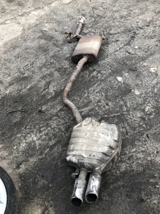 Задний глушитель Audi A4 B8 универсал 1.8 TFSI 8K0253611, фото 2