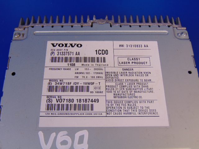 Магнитола Volvo OE 31337571, фото 2