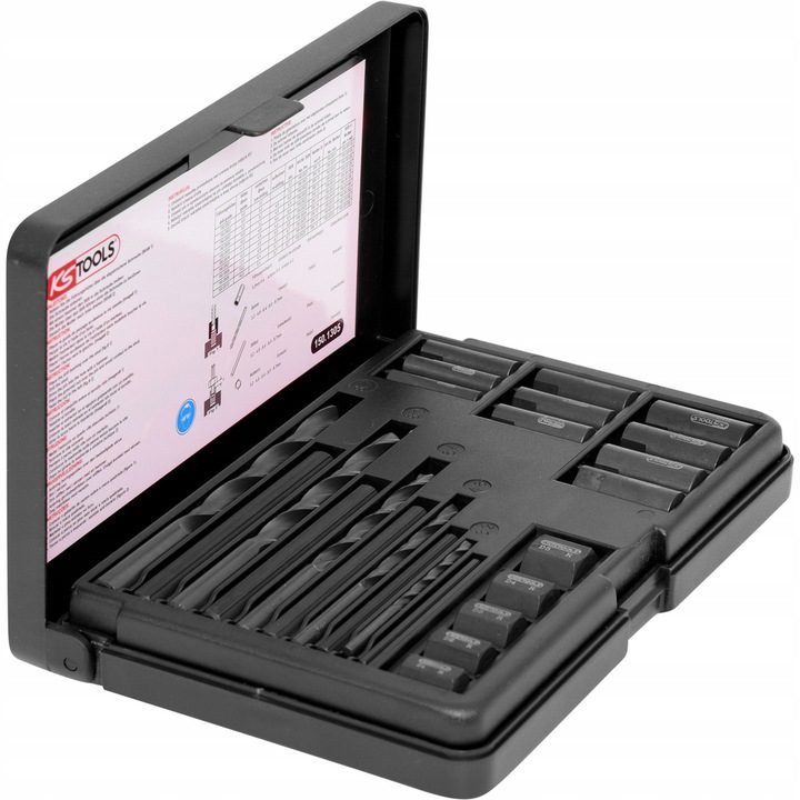 КОМПЛЕКТ WYKRĘTAKÓW ДЛЯ UŁAMANYCH БОЛТОВ 25 шт. KS TOOLS, фото 5