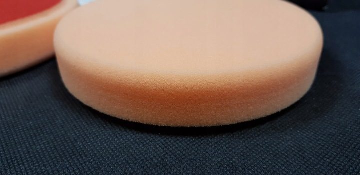 ALCLEAR 160x30 ММ ОРАНЖЕВЫЙ ПОРОЛОН ПОЛИРОВАЛЬНЫЙ ЛИПУЧКА, фото 6