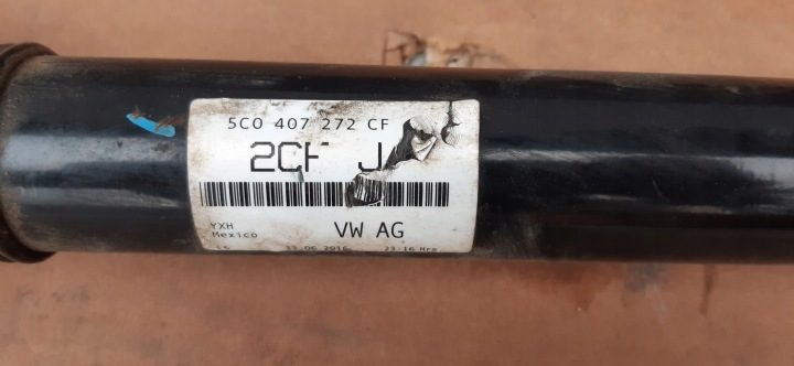 ПОЛУОСЬ ЛЕВАЯ 5Q0407271L VW GOLF VII 2,0TDI 2019 г., фото 4