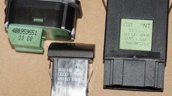 ПЕРЕКЛЮЧАТЕЛЬ ВЫКЛЮЧАТЕЛЬ ASR AUDI A6 C5 4B0927133B NR185, фото 2