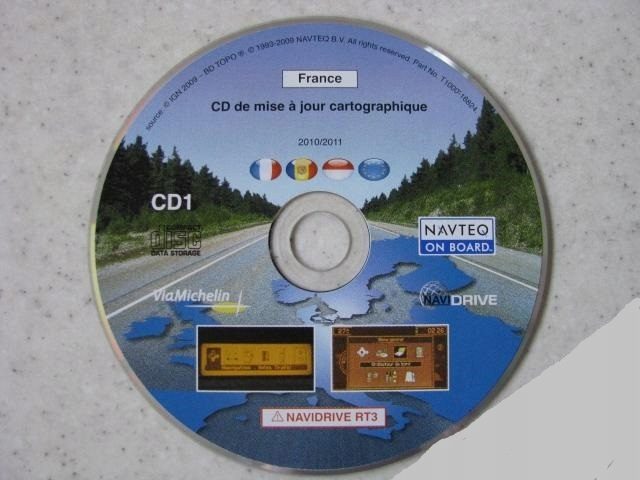 КАРТА FRANCJA RT3 2011 PEUGEOT CITROEN LANCIA FIAT, фото 1