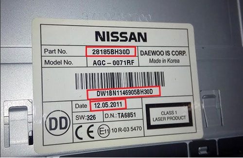 Автомагнитола Nissan LCN, фото 8