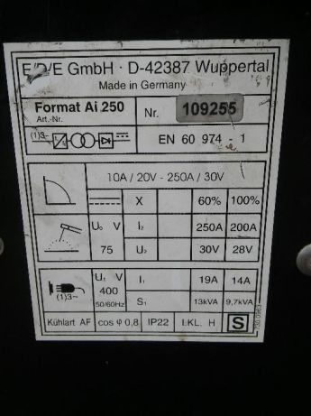Сварочный аппарат WIG Elektroda FORMAT Ai 250 Инверторный, фото 2