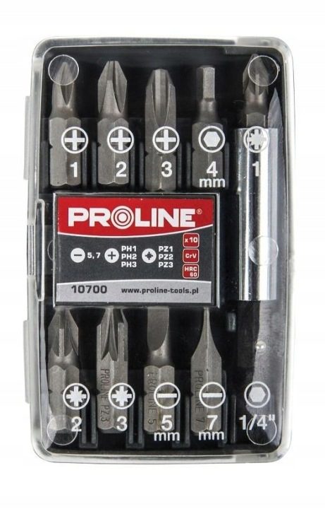 Комплект бит с кронштейном magnetycznym 2 Proline, фото 1