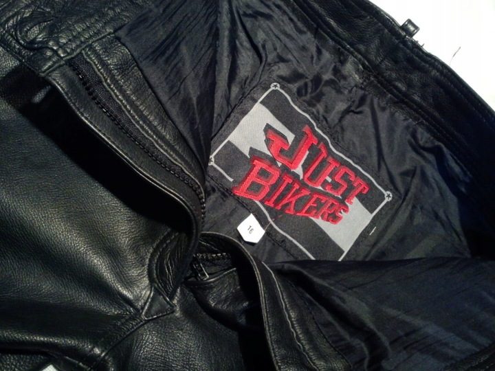 JUST BIKERS ОРИГИНАЛЬНАЯ LEATHER КОЖА LINING POLYESTE, фото 2