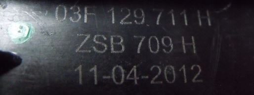 VW POLO SEAT 1.2 TSI ВПУСКНОЙ КОЛЛЕКТОР 03F129711H, фото 3