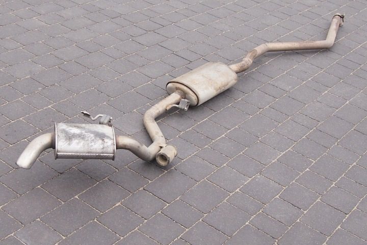 Глушитель компл. BMW 1 E87 118d 120d 2.0d 163 л.с., фото 3