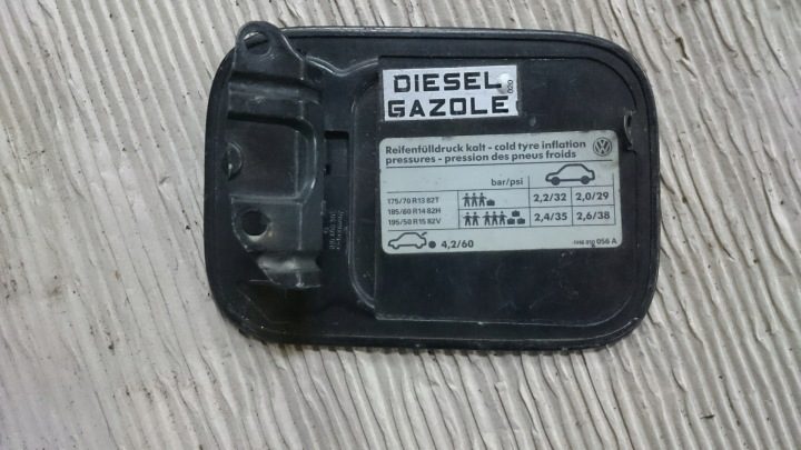 Лючок горловины бензобака VW Golf III 3 1H6010056A, фото 3