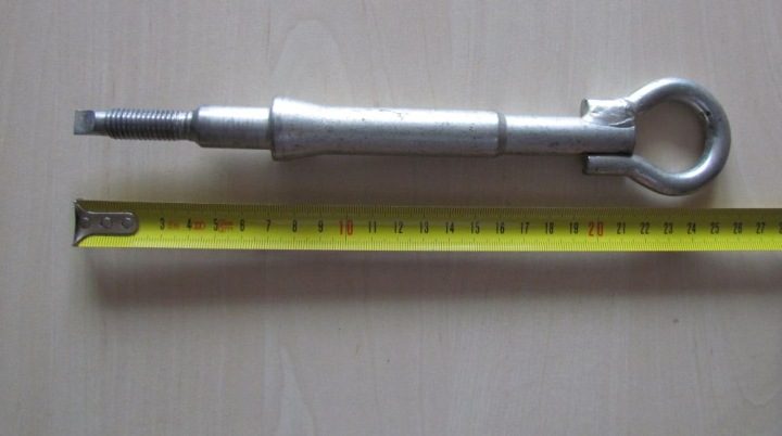 Проушина крюк буксировочный Citroen C4 C5 Peugeot 207 301, фото 3