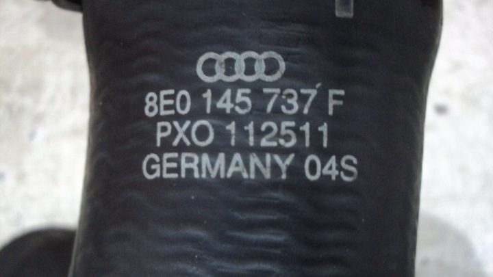 ПАТРУБОК ИНТЕРКУЛЕРА 8E0145737F AUDI A4 B6 B7, фото 3
