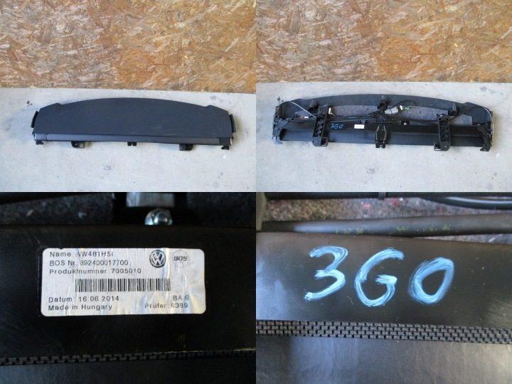 Полка задняя шторка багажника VW Passat B8 3G0 892400017700, фото 1