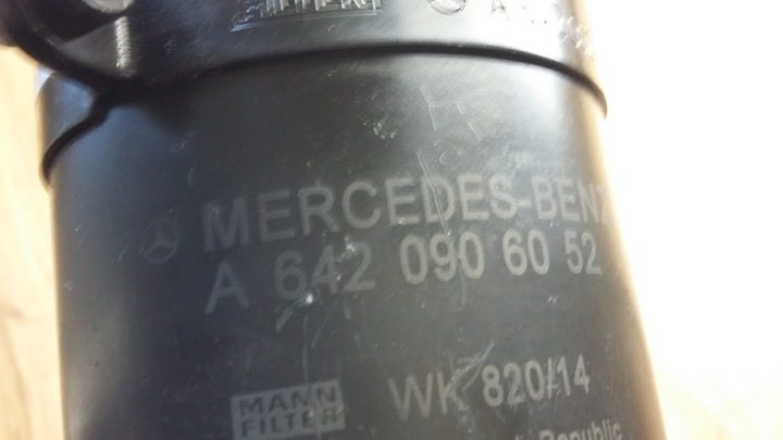 КОРПУС ТОПЛИВНОГО ФИЛЬТРА MERCEDES S W222 350 CDI A6420905952 OE, фото 4