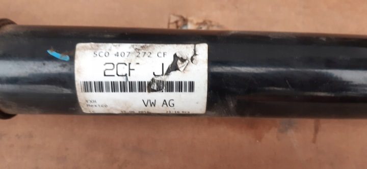 ПОЛУОСЬ ЛЕВАЯ 5Q0407271L VW GOLF VII 2,0TDI 2019 г., фото 5