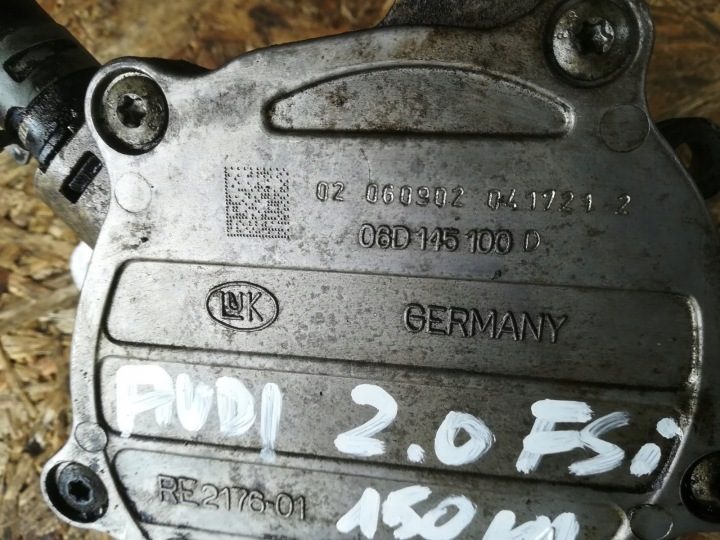 Насос ВАКУУМНЫЙ 06D145100D Audi A4 B6 2.0 FSI AWA 00-04, фото 3