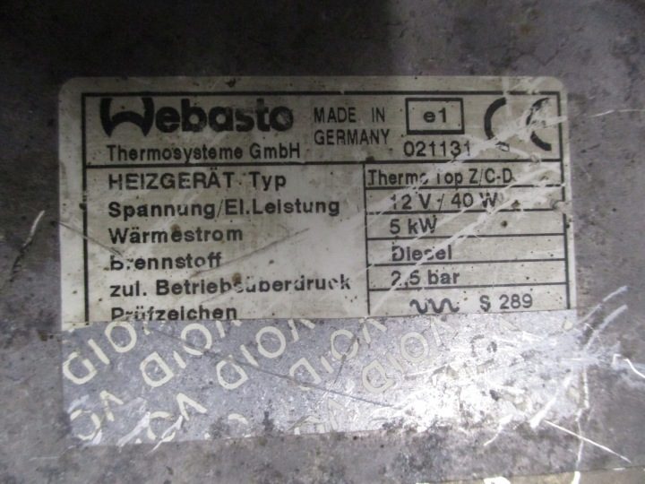 WEBASTO MERCEDES S КЛАСС 220 3,2CDI, фото 2