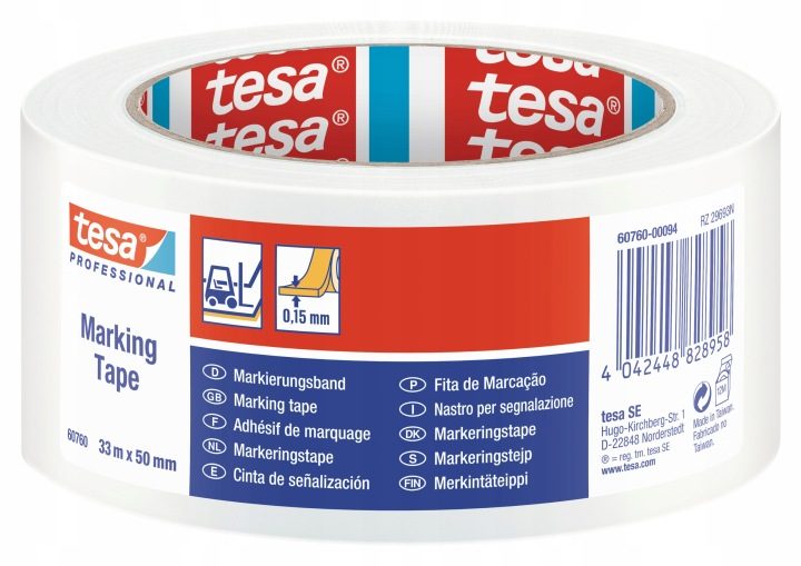 Шлейф проблесковый tesa белый 33m x 50 мм, фото 1