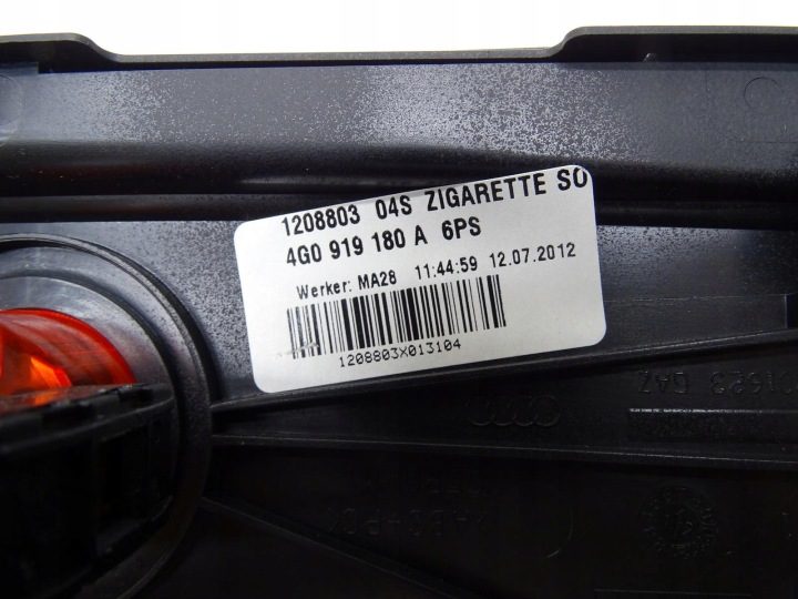 ДЕФЛЕКТОР ОБДУВА ЗАДНИЙ ТОННЕЛЯ ПОЛКА ГНЕЗДО 4G0863300 AUDI A6 C7, фото 7