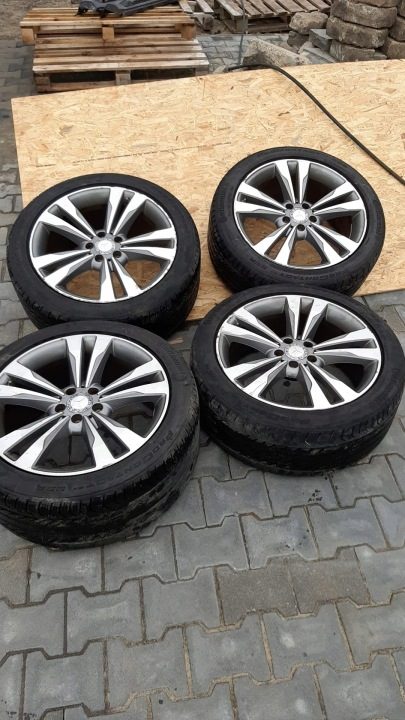 MERCEDES S W222 222 КОЛЕСА ЛИТЫЕ ДИСКИ ШИНЫ КОМПЛЕКТ 19 5X112, фото 1