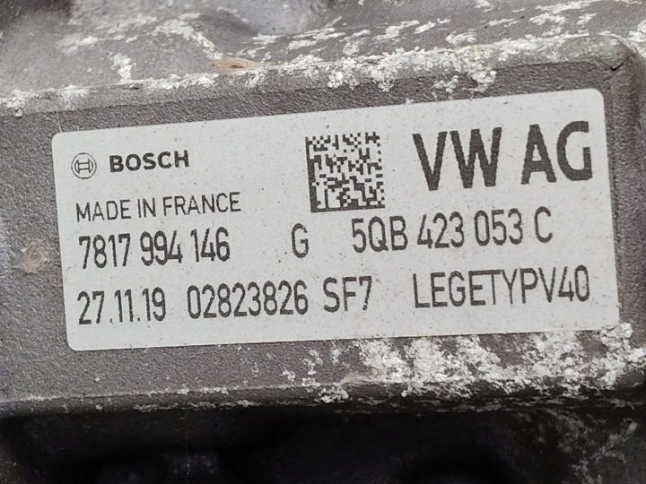 Audi Q3 83A Tiguan рулевая рейка 5QB423053C пробег 24 л.с., фото 3