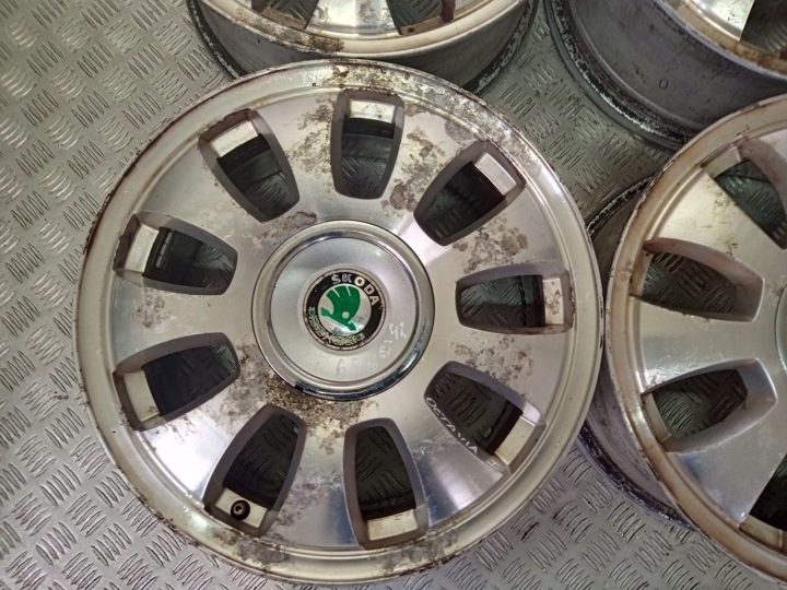 4× Литой диск Skoda OE 6.5" x 16" 5x100, фото 7