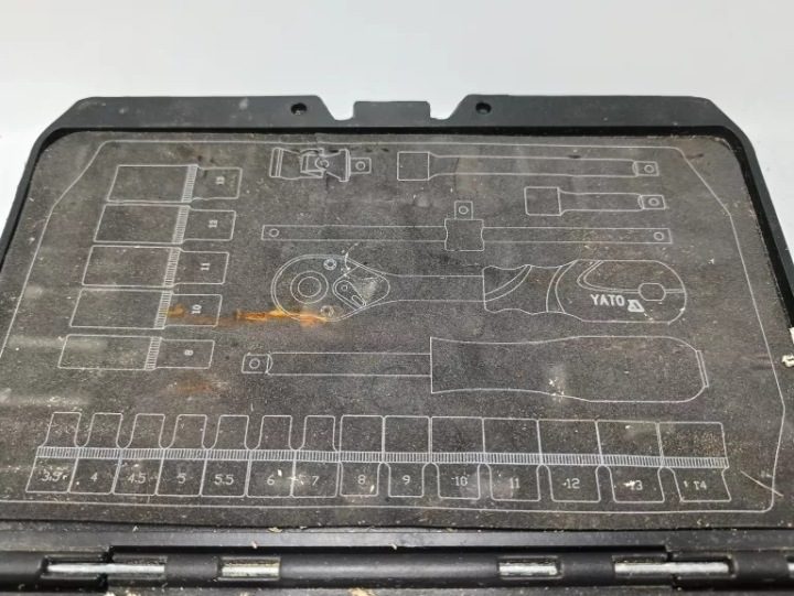 YATO YT-14471 Комплект инструментальный торцевые головки трещотка биты 1/4" 38 шт., фото 5