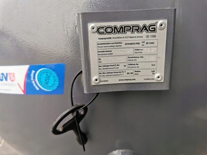 Компрессор масляный Comprag AZT COMPRAG FRD-11 500 l. 11 кВт 500 l 10 бар, фото 9