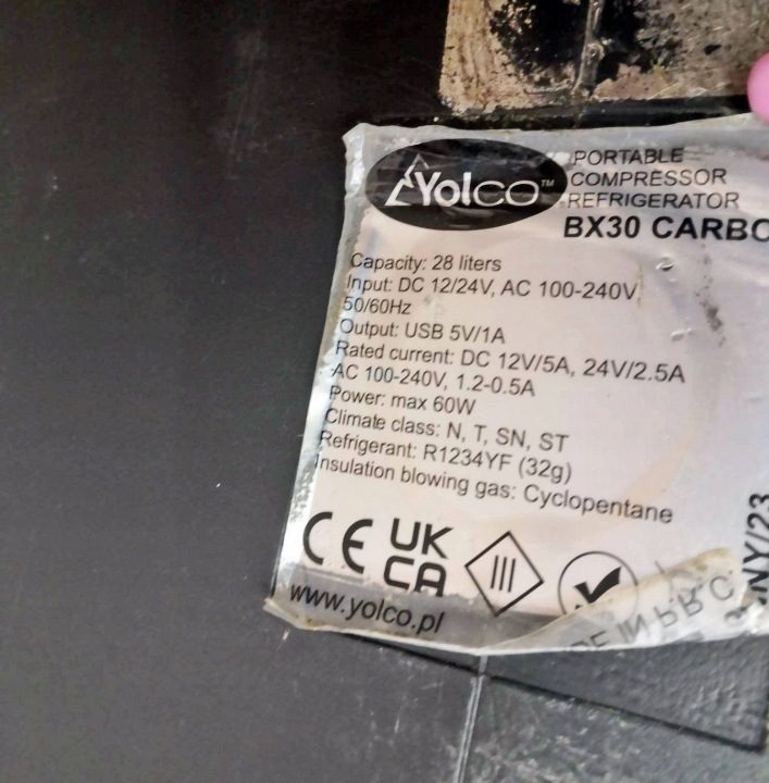 Холодильник YOLCO BX30, фото 9