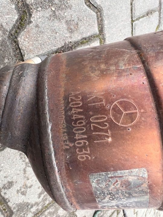 В СБОРЕ ВЫХЛОП Mercedes-Benz E550 5.5 V8 W207 A2074902721, фото 9