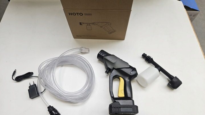 УЦЕНКА хорошая Беспроводная мойка высокого давления HOTO 24 бар, фото 3