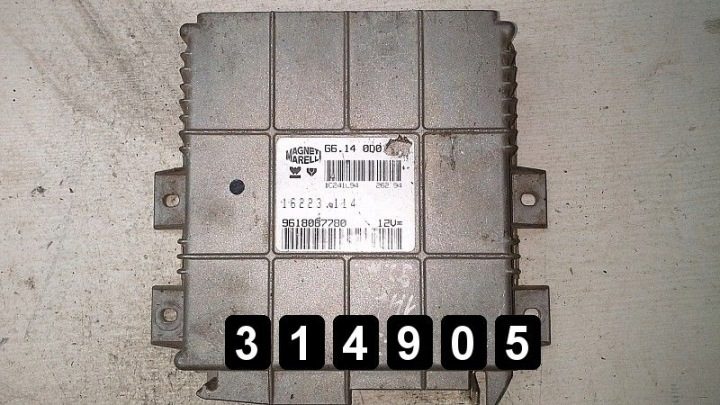 1992 Peugeot 306 ЭБУ 9618087780 G6140D01, фото 1
