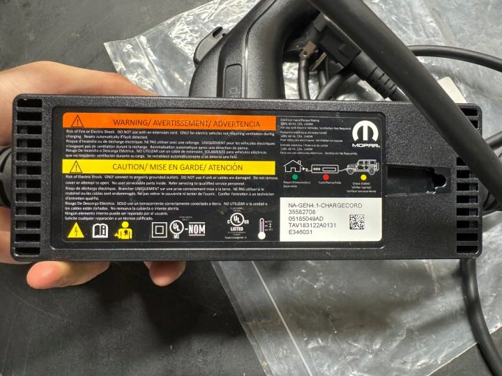 Jeep Электро Гибрид Оригинальный Зарядное устройство Сетевое 13A + Сумка, фото 7