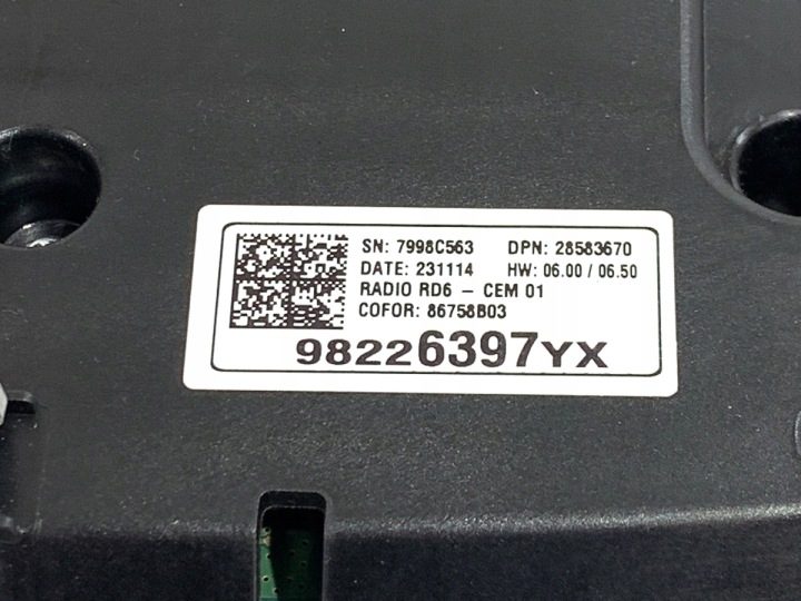 ПАНЕЛЬ УПРАВЛЕНИЯ МАГНИТОЛЫ OPEL CROSSLAND 98226397 Crossover КОНСОЛЬ, фото 4
