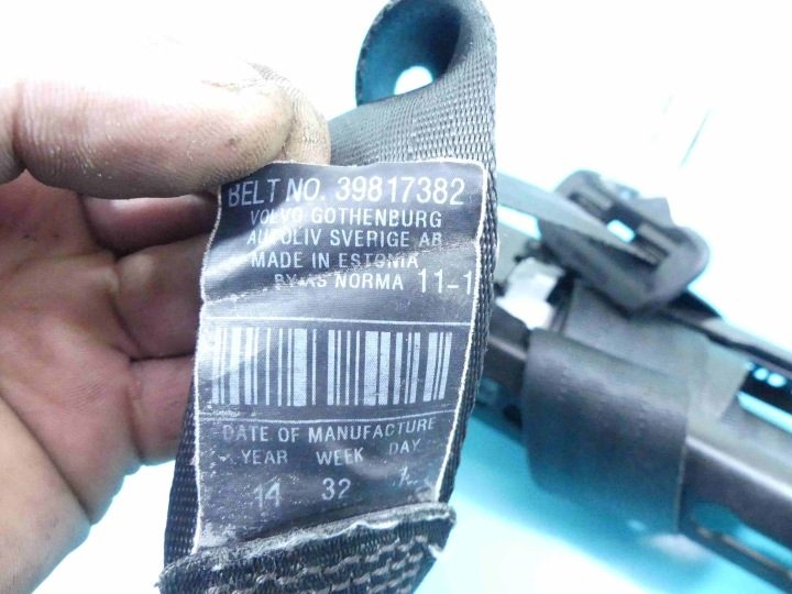 РЕМЕНЬ БЕЗОПАСНОСТИ ПЕРЕДНИЙ ПРАВЫЙ ПАССАЖИРА VOLVO XC60 I 08-17 39817382, фото 7