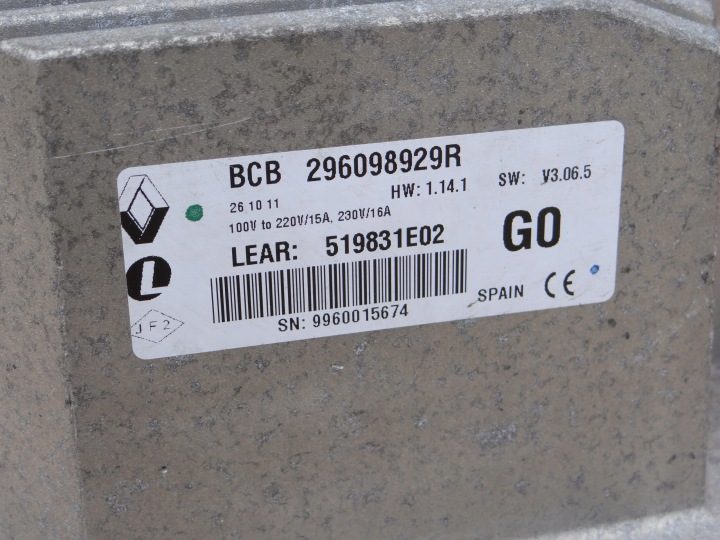 RENAULT FLUENCE Z.E ДВИГАТЕЛЬ ИНВЕРТОР 296098929R, фото 3