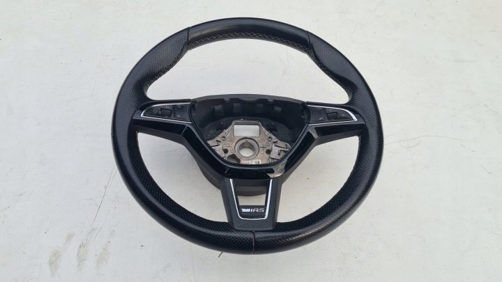 РУЛЬ КОЖА PERFOROWANA МУЛЬТИ SKODA OCTAVIA III RS 5E0419091K, фото 1