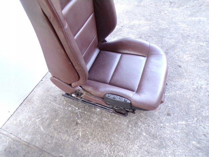 СИДЕНЬЕ ЛЕВОЕ ПЕРЕДНЕЕ ВОДИТЕЛЯ MERCEDES W212 КОЖАНОЕ КОРИЧНЕВОЕ, фото 10