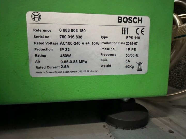 BOSCH EPS 118 – Stanowisko probiercze для форсунок CR, фото 5