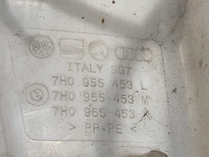 БАЧОК ОМЫВАТЕЛЯ VW TRANSPORTER T5 Микроавтобус 03-15 2.5 130 л.с. 7H0955453L, фото 4